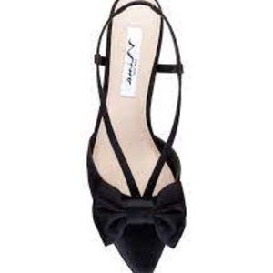 Nina Shoes - Slingback Kitten Heels